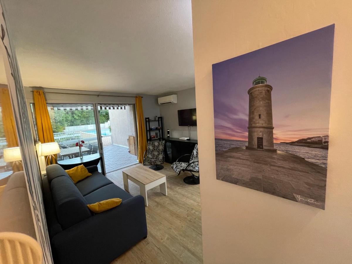 Le Solea - Cassis Centre Residence Le Club Avec Piscine Et Garage Pour 2-4 Personnes Eksteriør billede